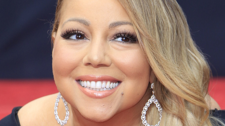 Mariah Carey smiling