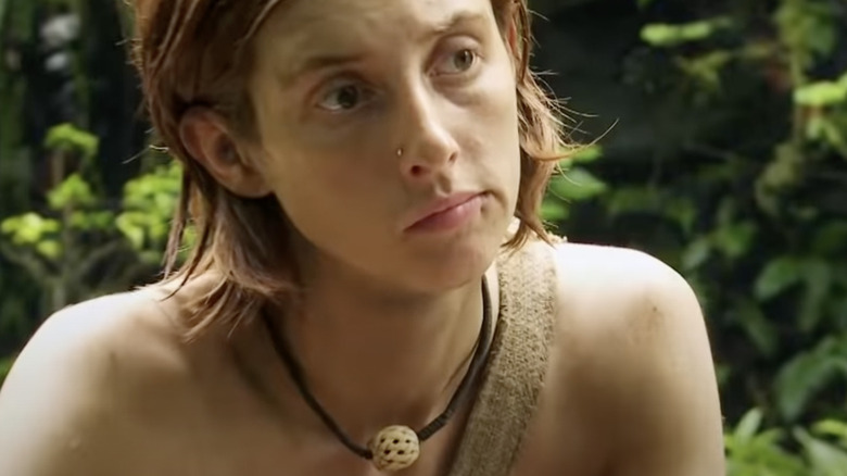 Naked and Afraid contestant with necklace