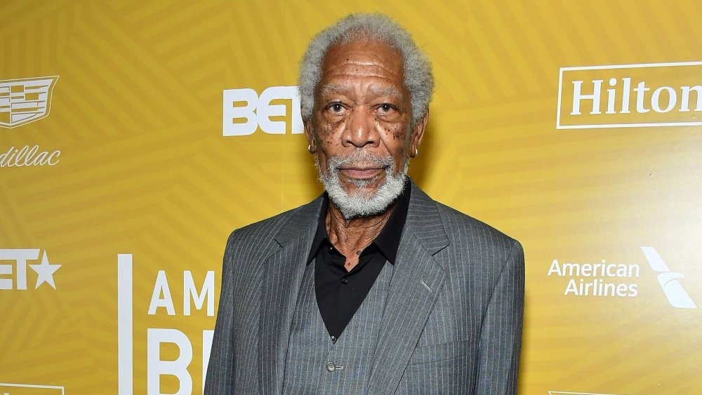 Morgan Freeman at American Black Film Festival Honors Awards Ceremony in 2020