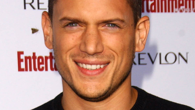 Wentworth Miller smiling on the red carpet