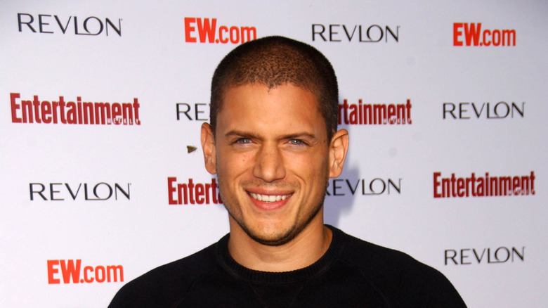Wentworth Miller smiling on the red carpet