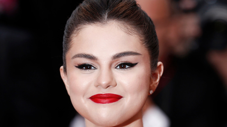 Selena Gomez smiling on red carpet