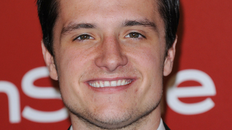 Josh Hutcherson smiling for photo