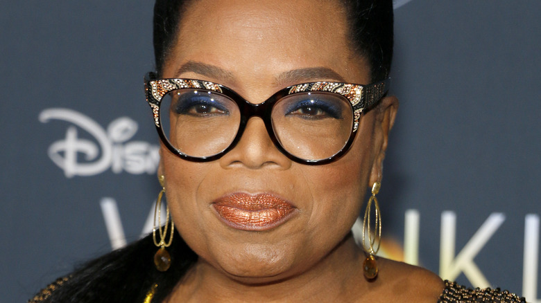 Oprah Winfrey wearing glasses