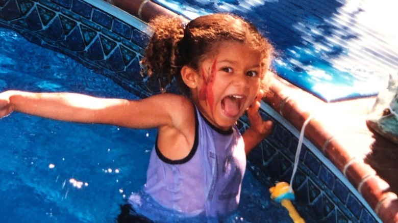 Zendaya as a child