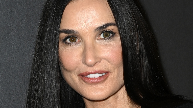 Demi Moore smiling