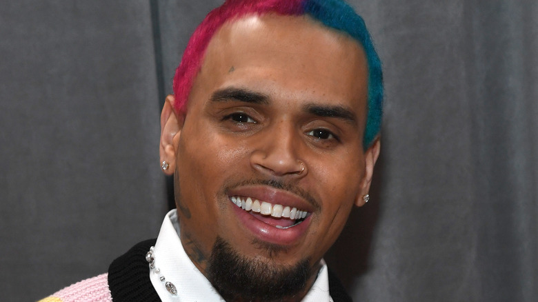Chris Brown at the Grammys 