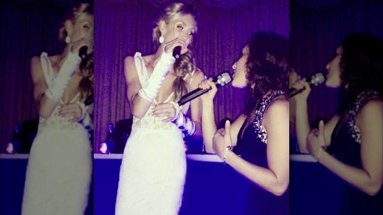 Lara Trump rapping at her wedding