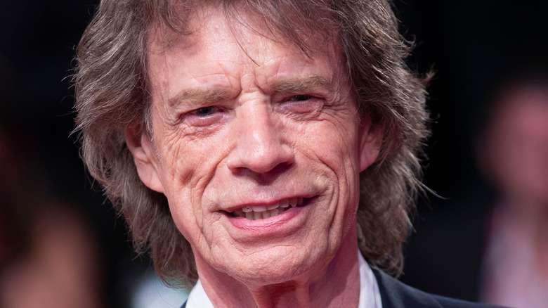 Mick Jagger smiling