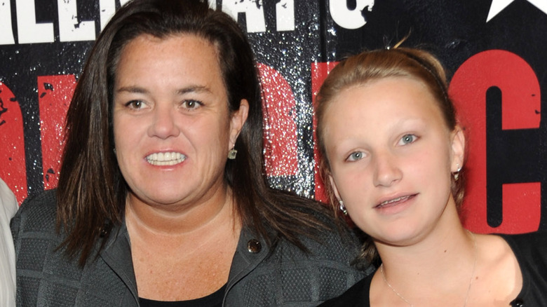Rosie and Chelsea O'Donnell at "American Idiot" on Broadway at the St. James Theatre