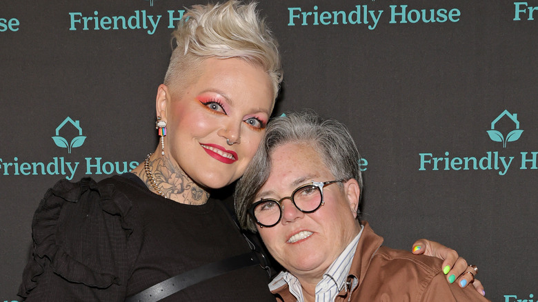 Aimee Hauer and Rosie O'Donnell at FRIENDLY HOUSE LA Comedy Benefit