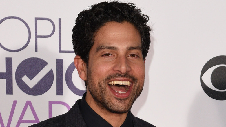 Adam Rodriguez with mouth open
