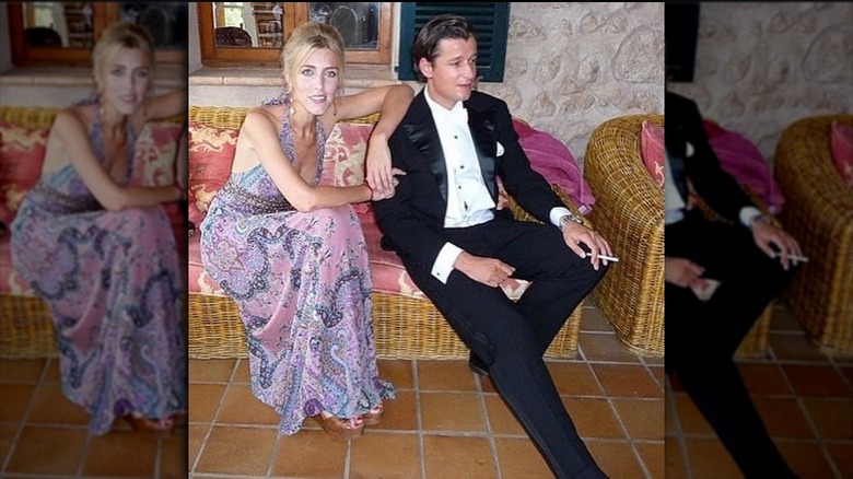 Clarissa Ward and her husband on their 2016 wedding day