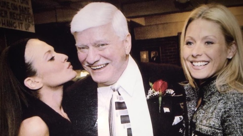 Linda with Joe and Kelly Ripa