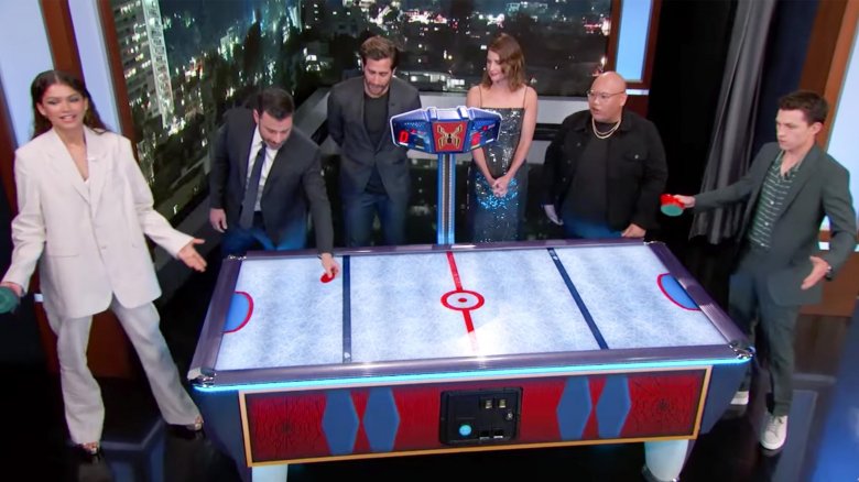 Zendaya, Tom Holland on Jimmy Kimmel Live!