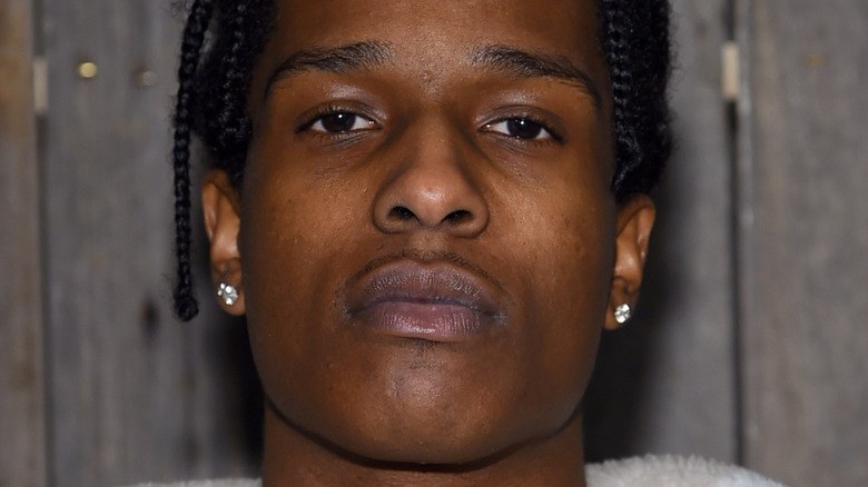 A$AP Rocky looking at camera