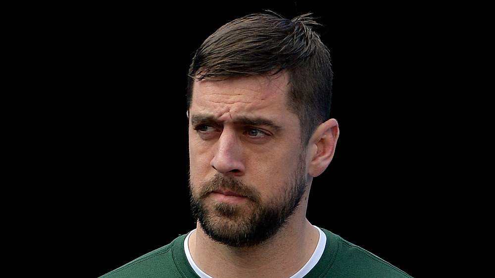Aaron Rodgers before a game