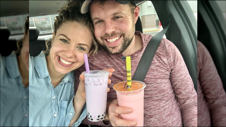 Abbie and John David Duggar in the car