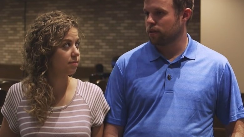 John David and Abbie Duggar at church