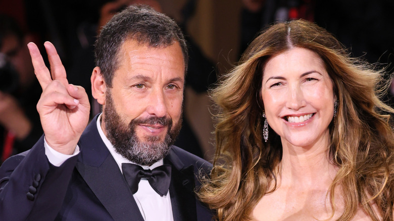 Adam and Jackie Sandler at 82nd Venice International Film Festival