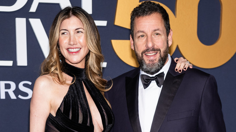 Jackie and Adam Sandler at SNL50: The Anniversary Special at 30 Rockefeller Center