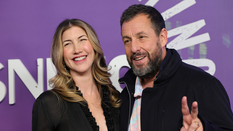 Jackie and Adam Sandler at SNL50: The Homecoming Concert at Radio City Music Hall