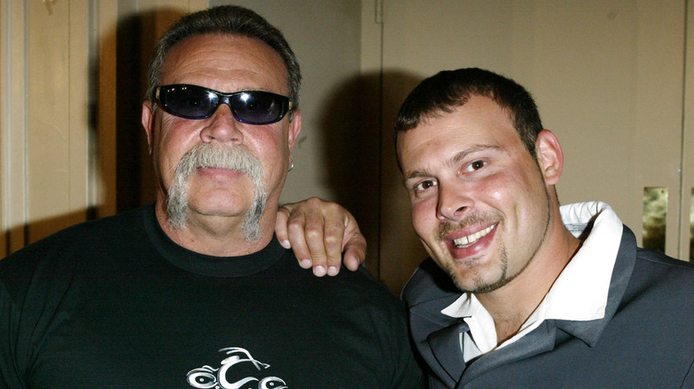 Paul Teutul Sr. and Jr. posing