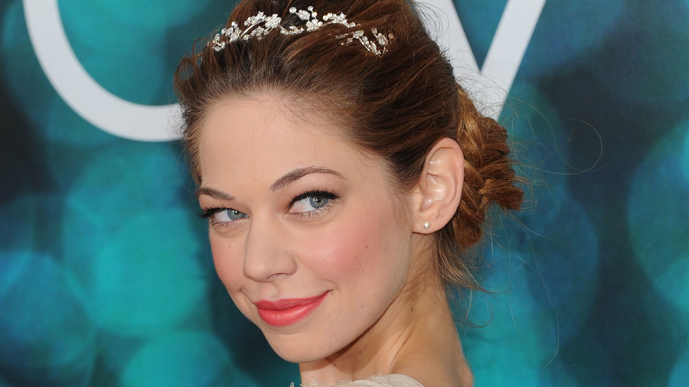 Analeigh Tipton smiling on the red carpet