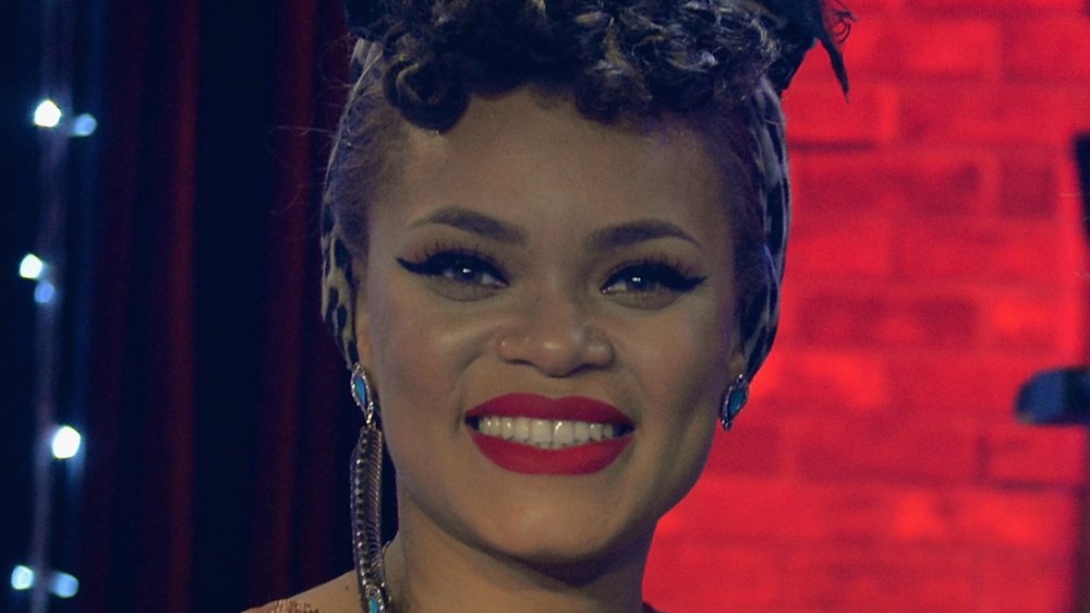 Andra Day smiling