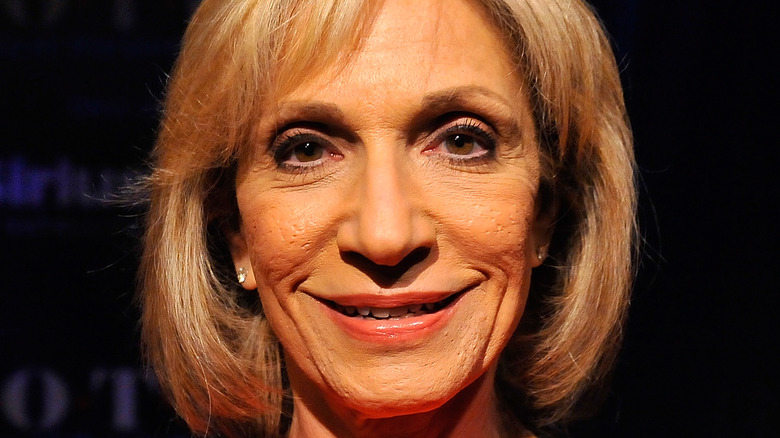 Andrea Mitchell posing