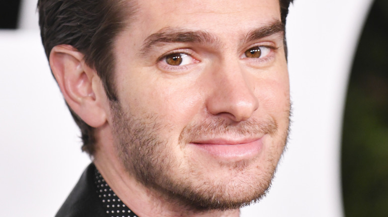 Andrew Garfield smiling