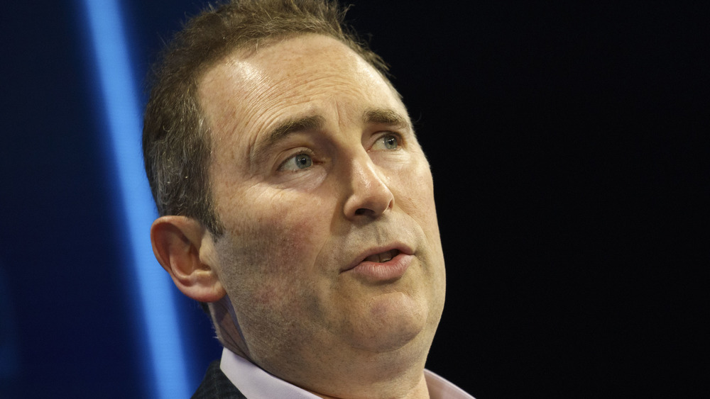 Andy Jassy speaks at a conference