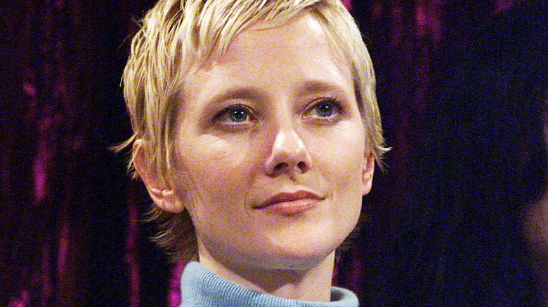 Anne Heche in turtleneck