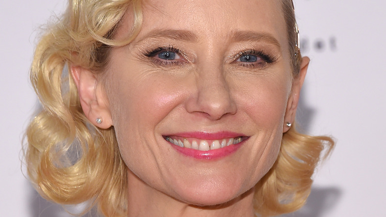 Actor Anne Heche smiles