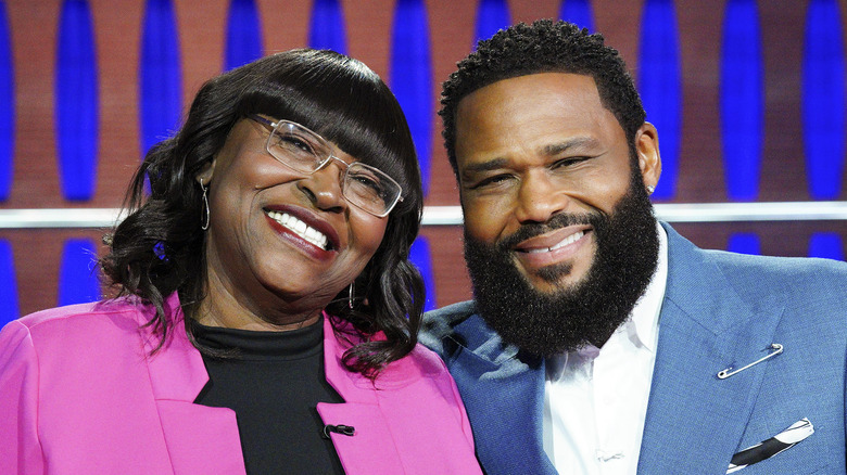 Doris Hancox and Anthony Anderson smile