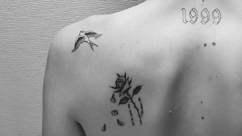 Anwar Hadid tattoos