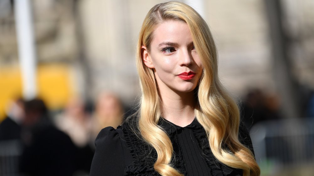 Anya Taylor-Joy at Paris Fashion Week in 2020