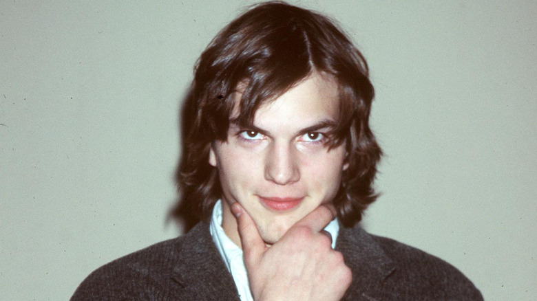 Ashton Kutcher posing
