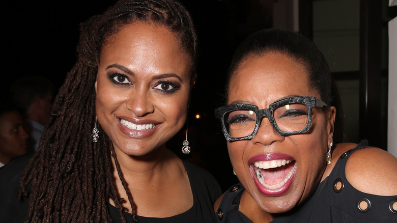 Ava DuVernay and Oprah Winfrey both smiling