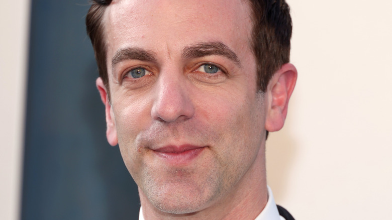 B.J. Novak looking at camera