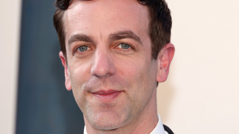 B.J. Novak looking at camera