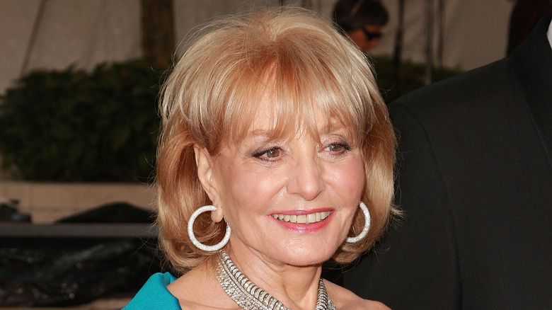 Barbara Walters smiling