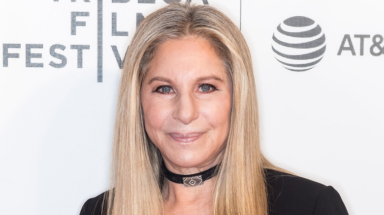 Barbra Streisand posing
