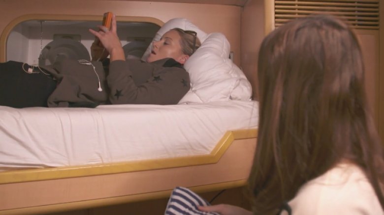 The crew living quarters on Below Deck