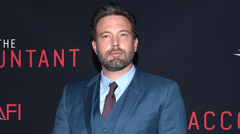 Ben Affleck looking serious