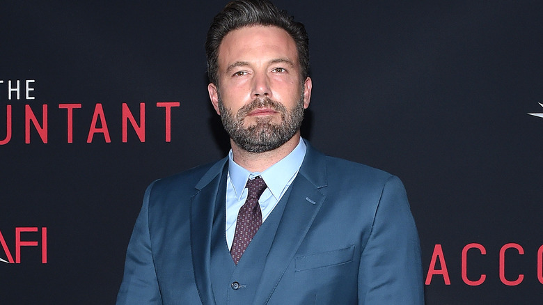 Ben Affleck looking serious