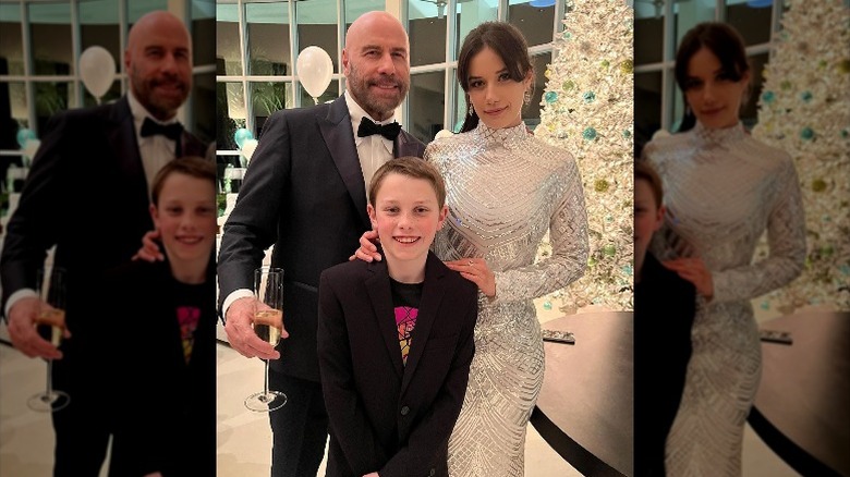 John Travolta with kids and Ella and Ben