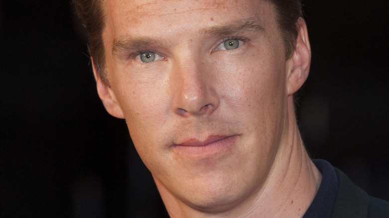 Benedict Cumberbatch with a fierce stare