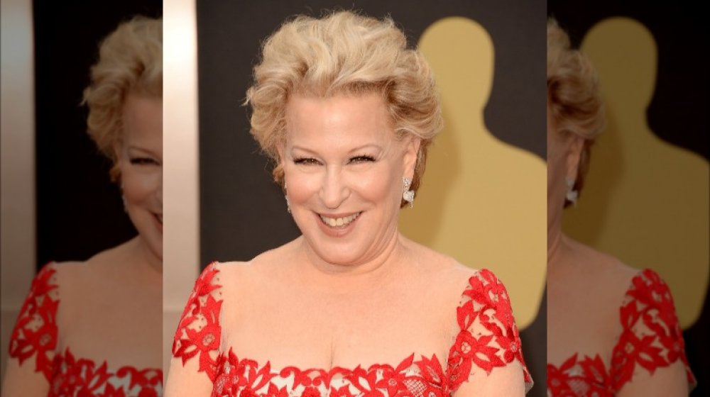 Bette Midler smiling on the red carpet