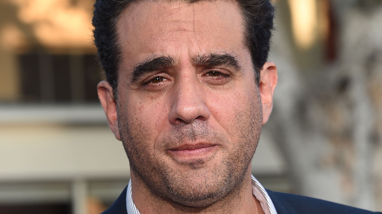 Bobby Cannavale with a serious expression